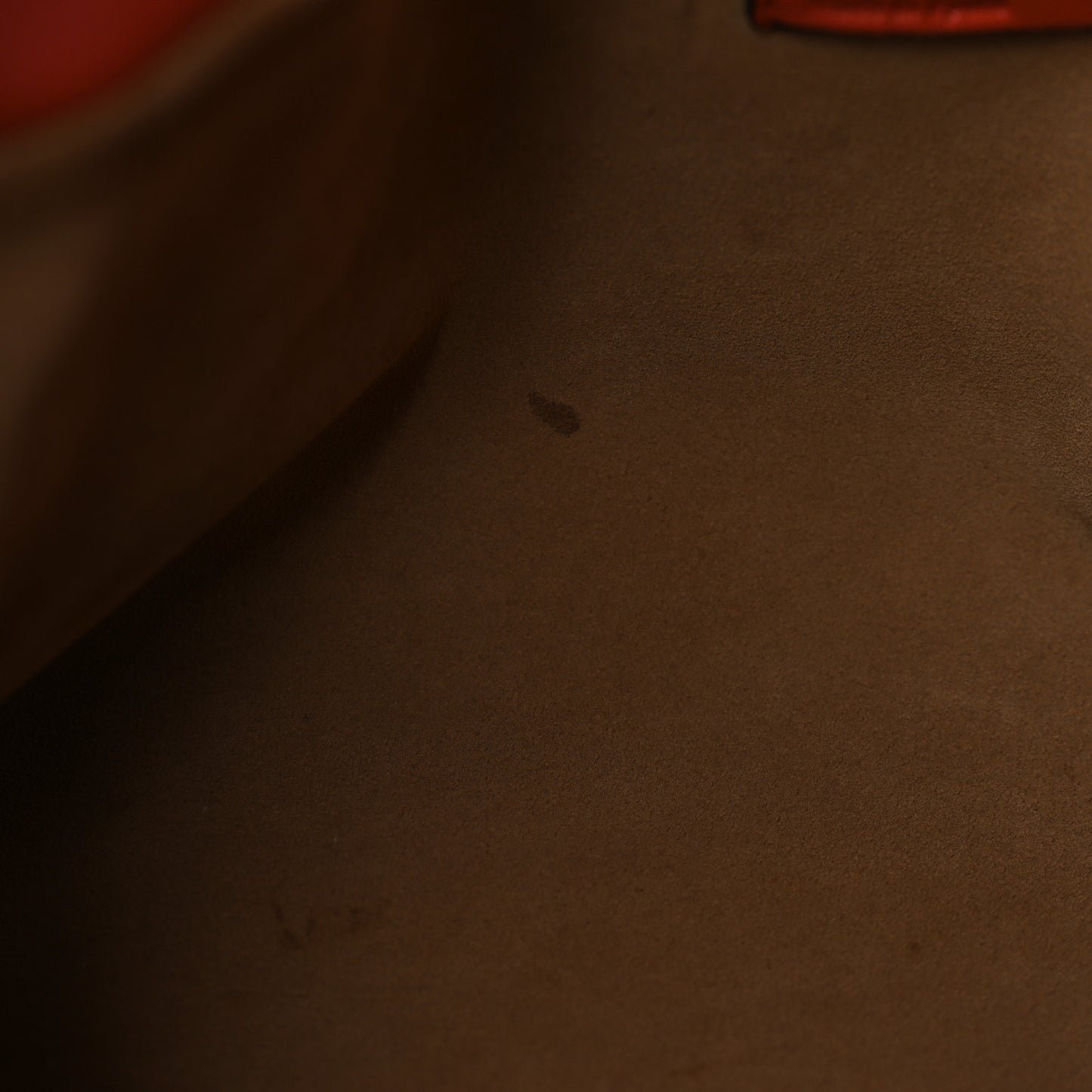 Calfskin Flamenco Knot Clutch Vermillion