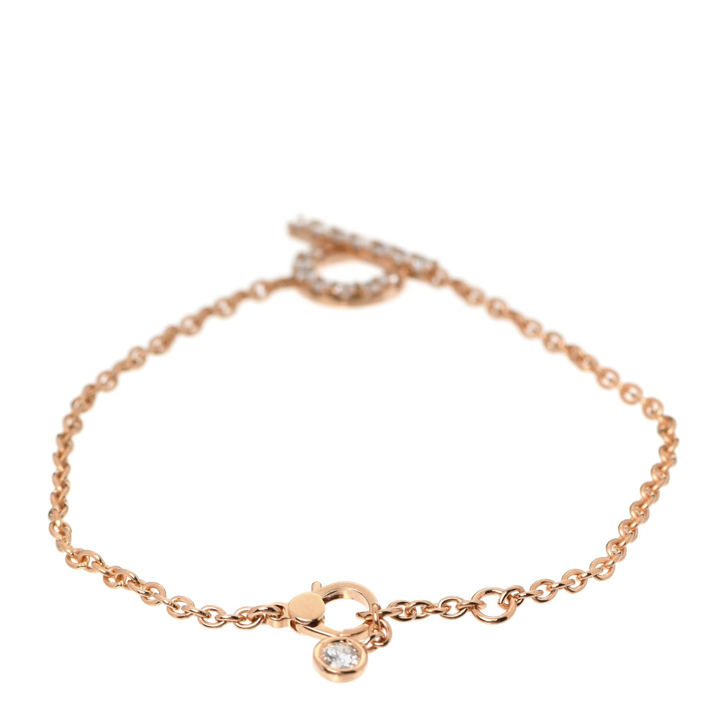 18K Rose Gold Diamond Finesse Bracelet ST