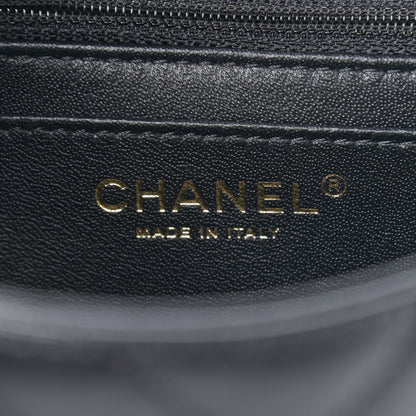 Chanel Aged Calfskin Chevron Quilted 2.55 Reissue Mini Flap Black 5 of 10