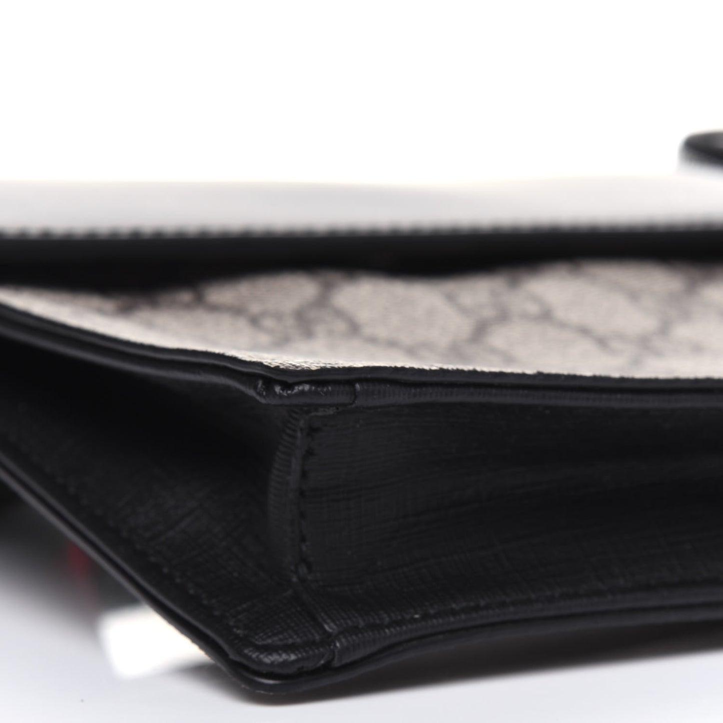 GG Supreme Monogram Web Belt Bag Black