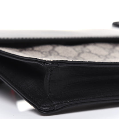 Gucci GG Supreme Monogram Web Belt Bag Black 10 of 15