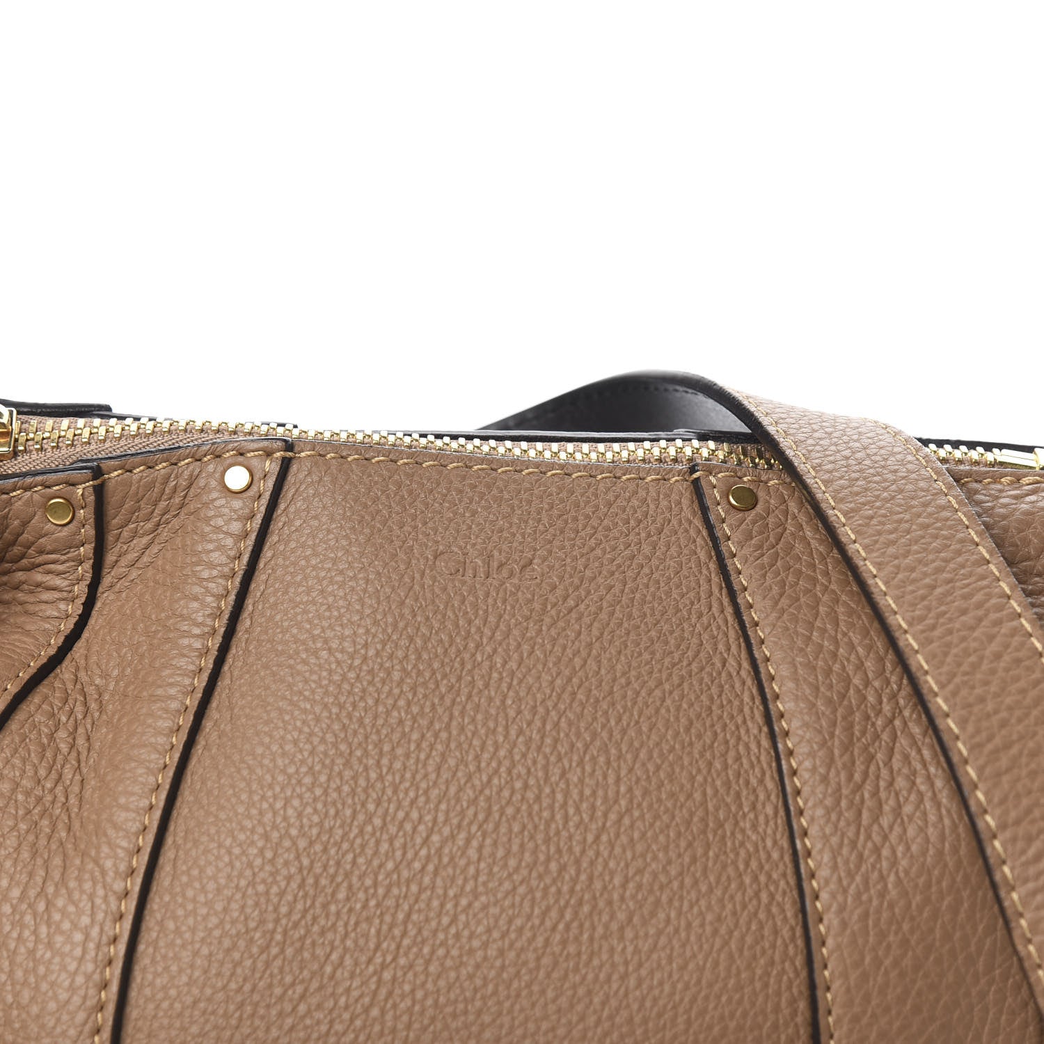 Chloe Grained Calfskin Small Hayley Hobo Nut 9 of 9