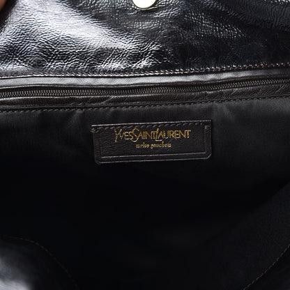 Saint Laurent Patent Tribute Tote Black 8 of 9