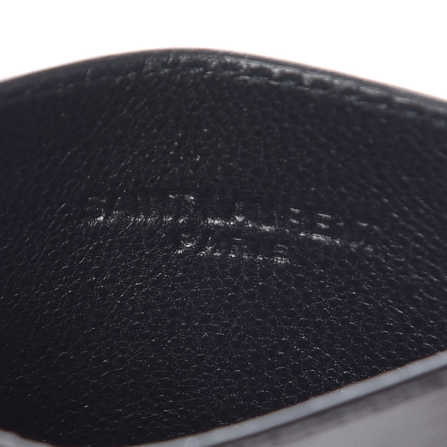 Calfskin Card Case Black