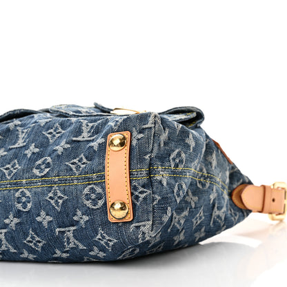 Louis Vuitton Monogram Denim Baggy PM Blue 9 of 10