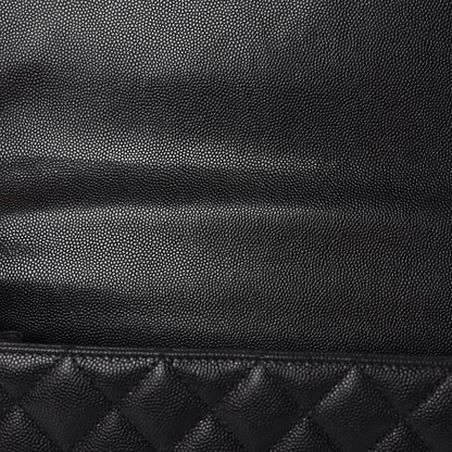 Chanel Caviar Lizard Embossed Quilted Small Coco Handle Flap Black 15 of 19