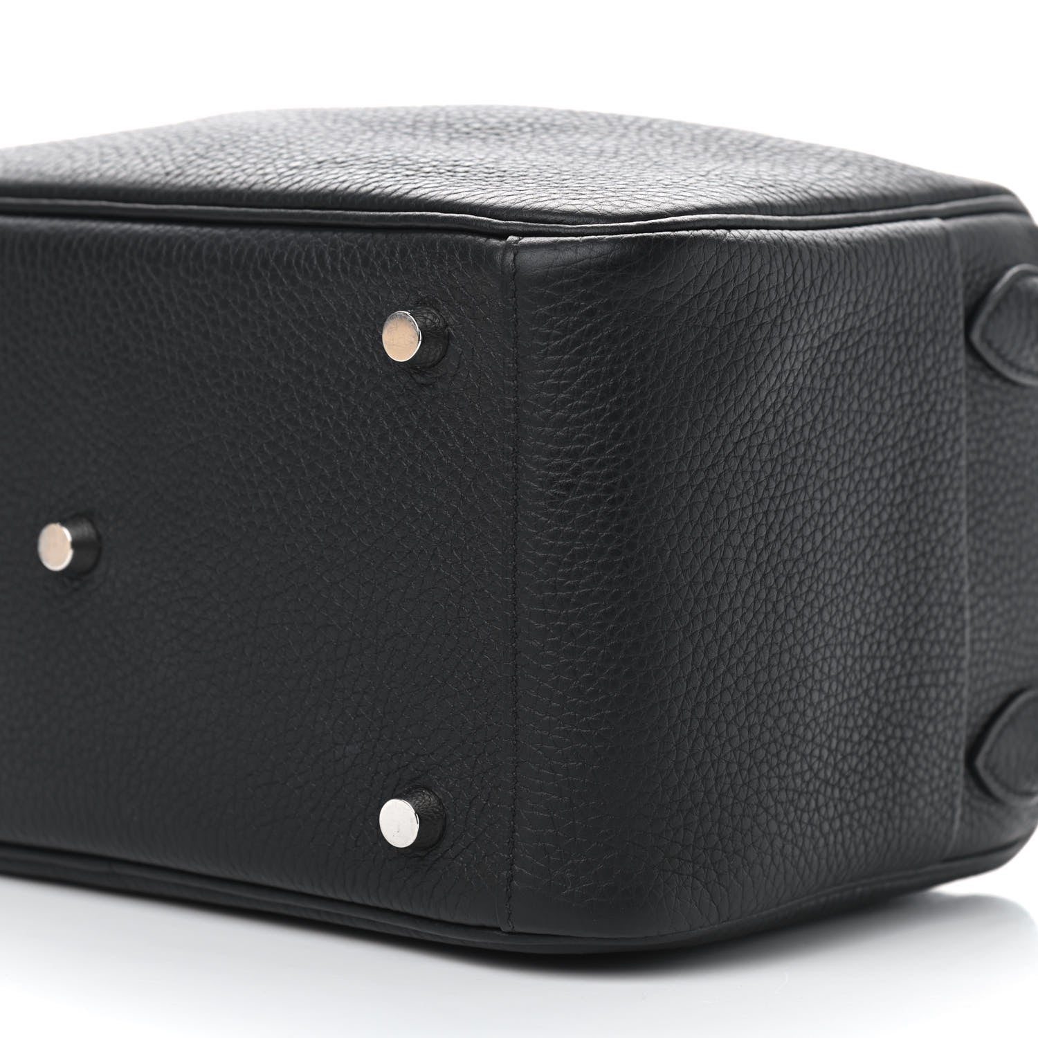 Hermes Taurillon Clemence Lindy 26 Black 9 of 9