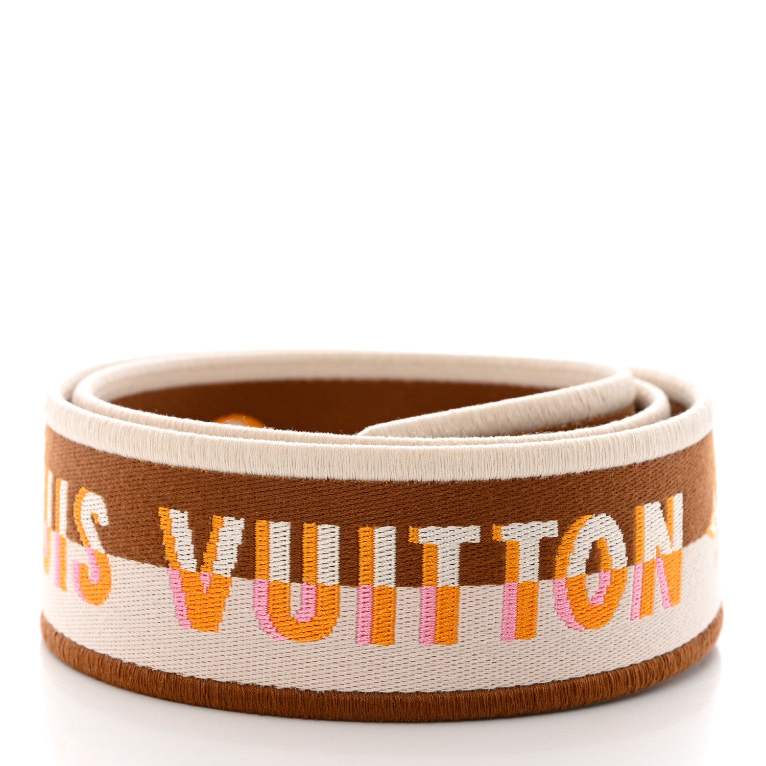 Louis Vuitton Jacquard Alma BB Shoulder Strap Camel 2 of 4