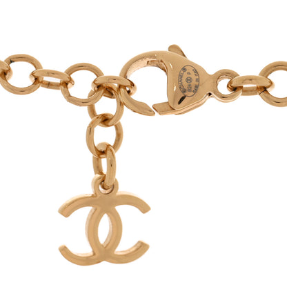 Chanel Metal Enamel CC Squares Choker Gold White Black 4 of 4