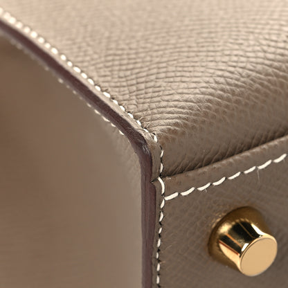 Hermes Epsom Kelly Sellier 25 Etoupe 11 of 13