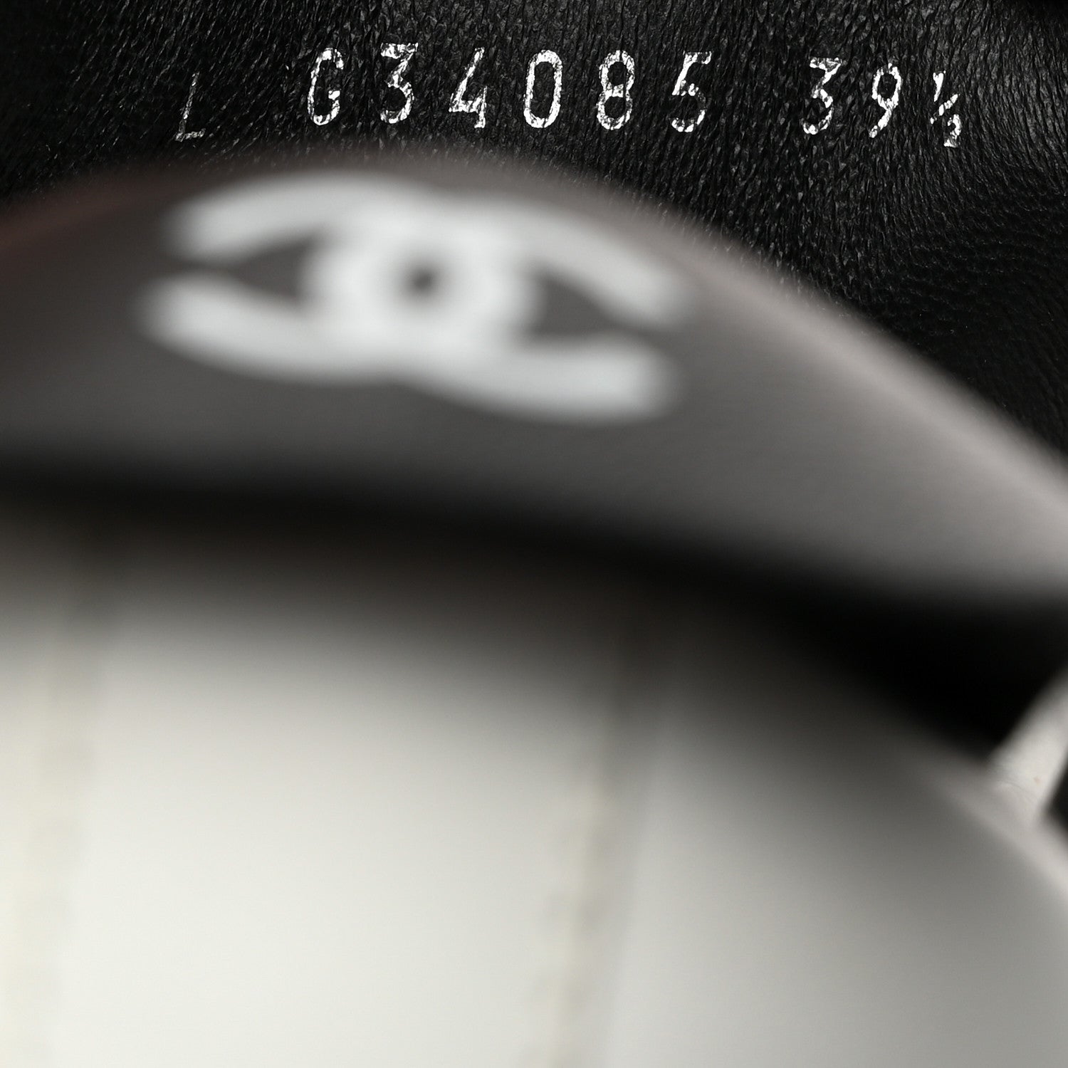 Chanel Calfskin CC Womens Sneakers 39.5 White 7 of 8