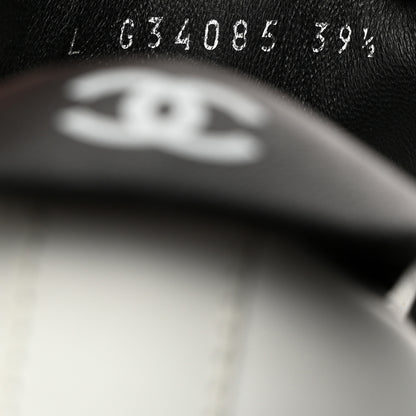 Chanel Calfskin CC Womens Sneakers 39.5 White 7 of 8