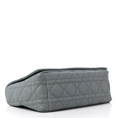Christian Dior Supple Calfskin Cannage Medium Caro Bag Ethereal Grey 4 of 11