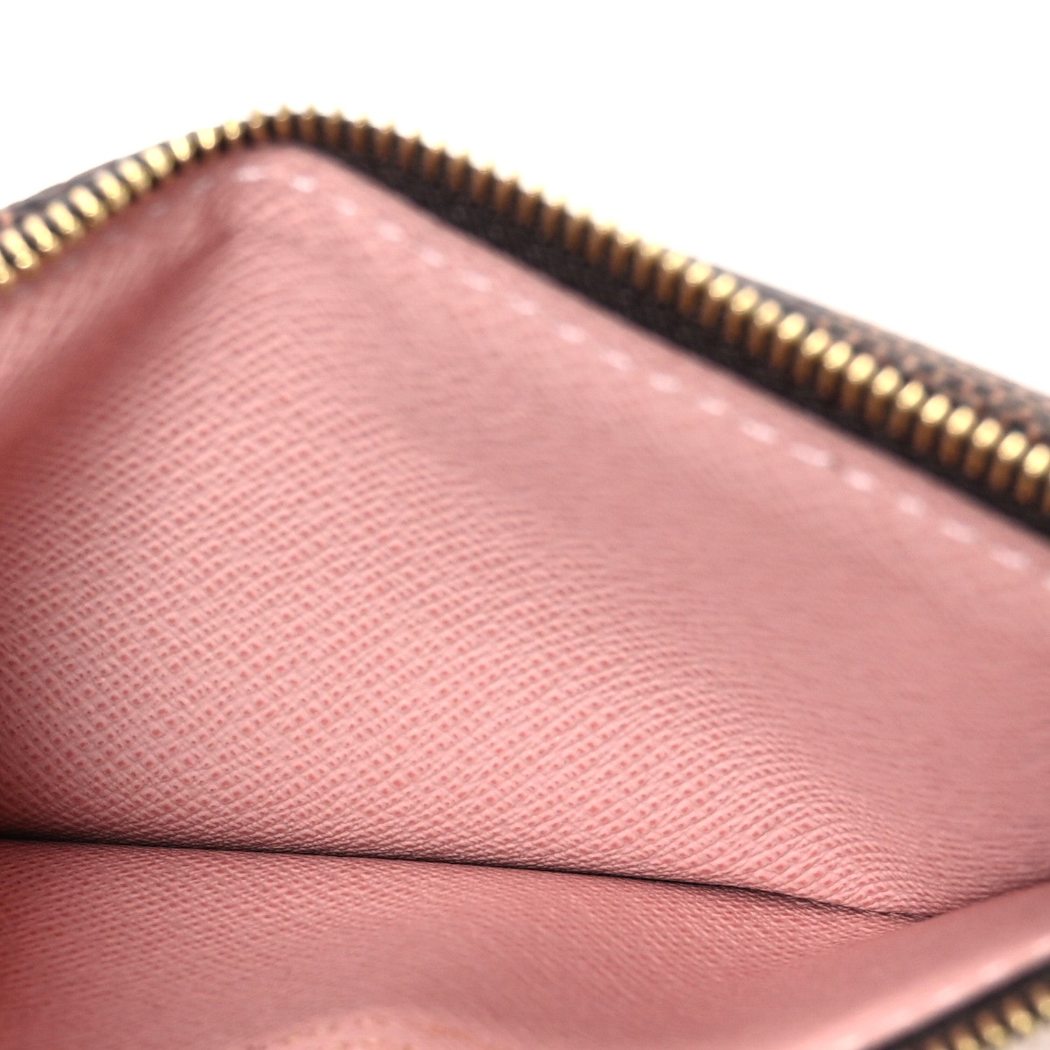 Louis Vuitton Damier Ebene Recto Verso Card Holder Rose Ballerine 5 of 6