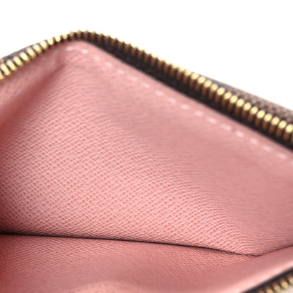 Louis Vuitton Damier Ebene Recto Verso Card Holder Rose Ballerine 5 of 6