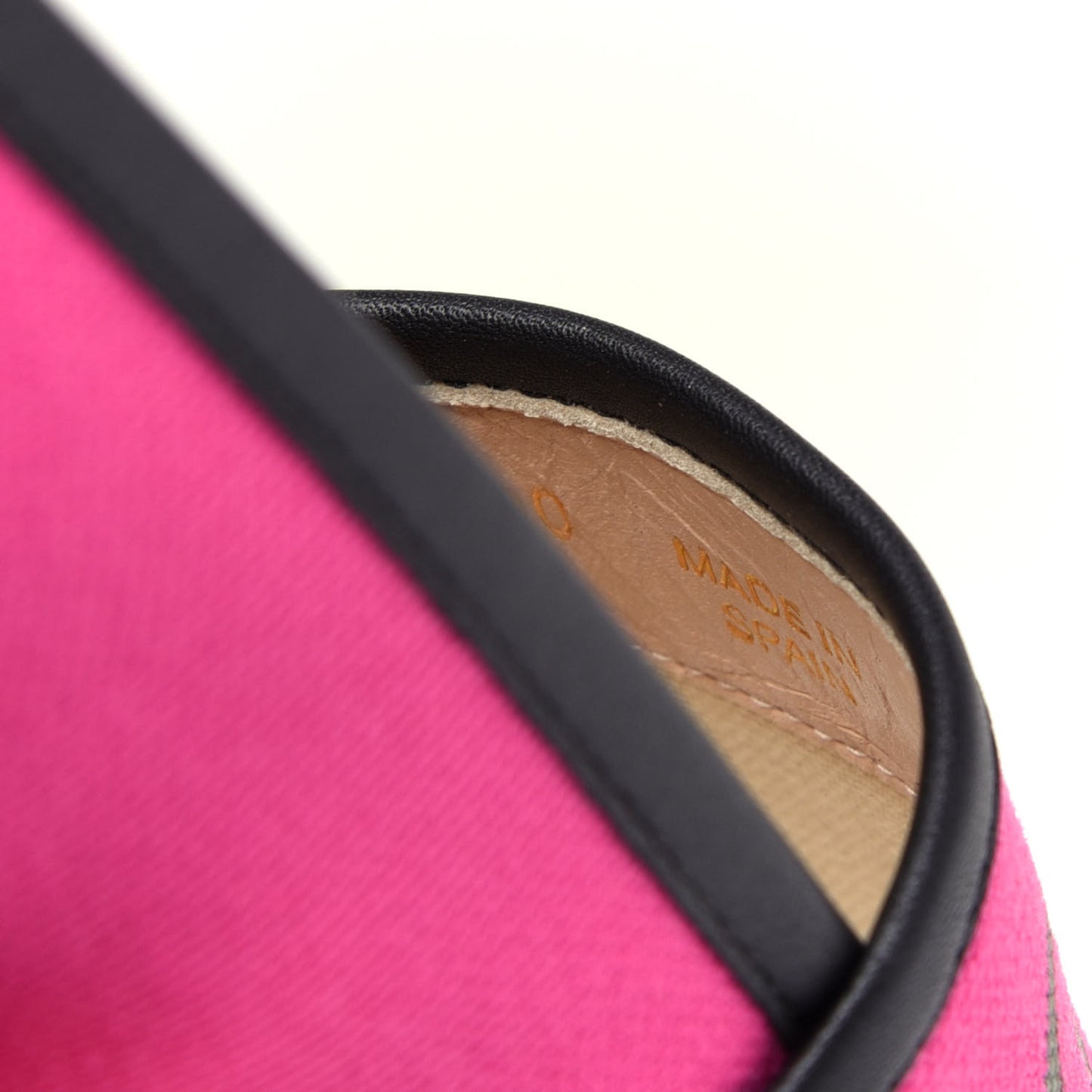 Canvas Logo Espadrilles 38 Cyclamen Rose Black