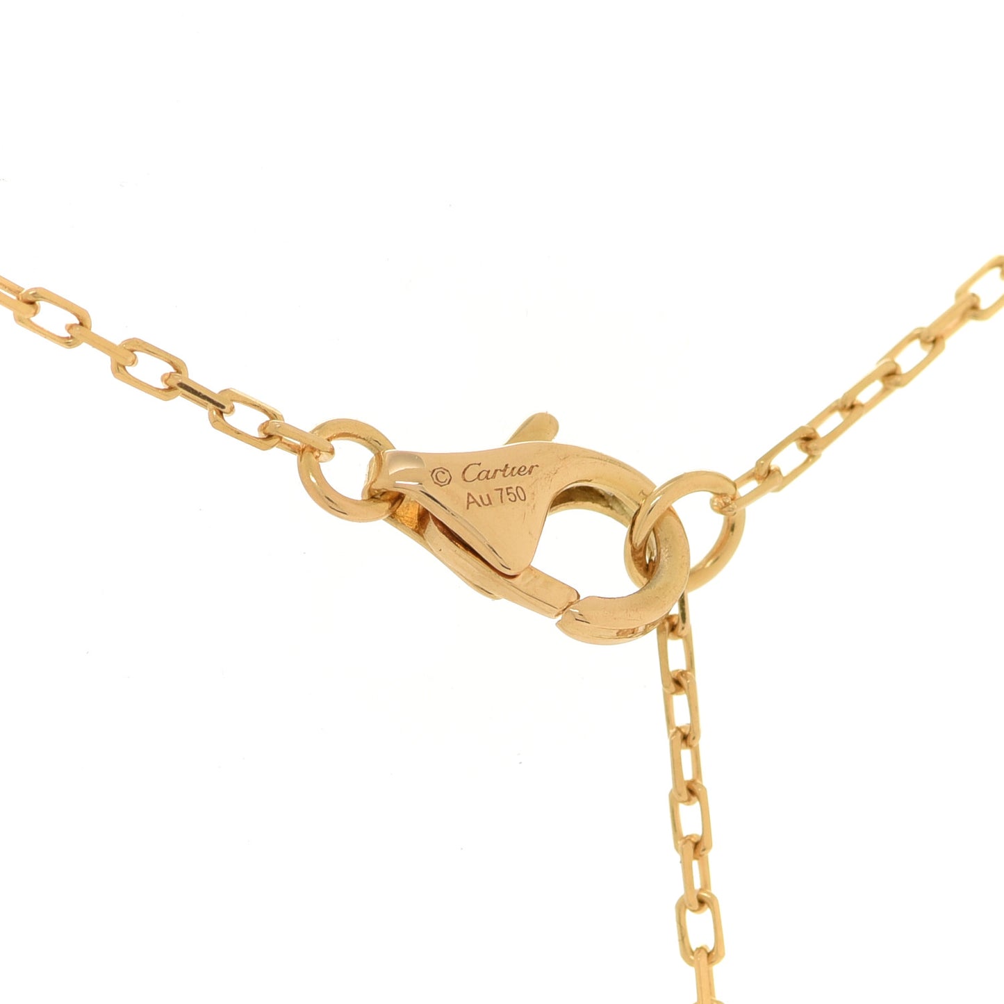 18K Yellow Gold Diamond SM D'Amour Pendant Necklace