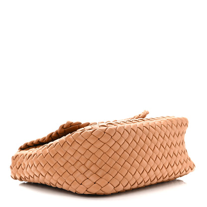 Bottega Veneta Nappa Intrecciato Cobble Shoulder Bag Caramel 4 of 10