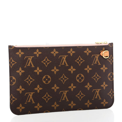 Louis Vuitton Monogram Neverfull MM GM Pochette Rose Ballerine 3 of 10