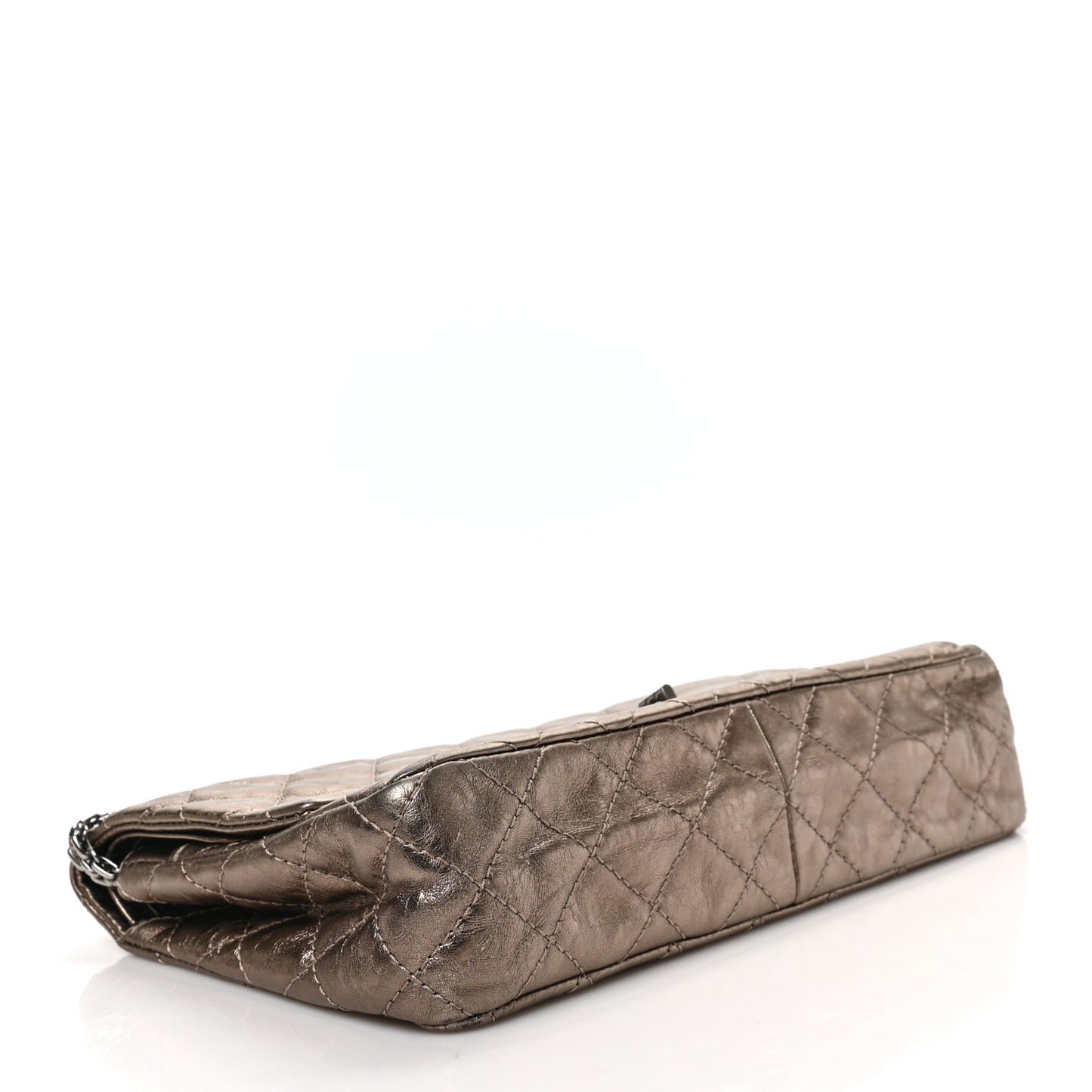 Metallic Aged Calfskin Quilted 2.55 Reissue 226 Flap Gold