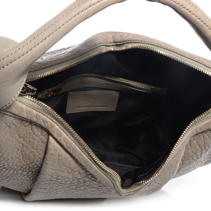 Alexander Wang Pebbled Leather Morgan Hobo Granite 5 of 6