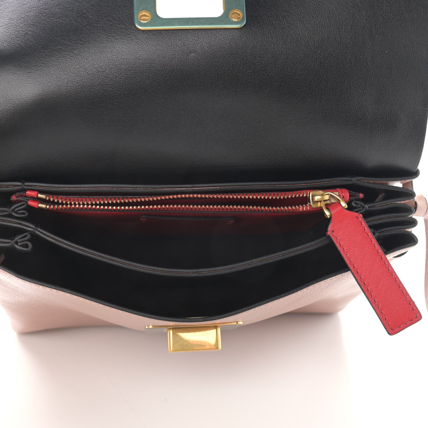 Valentino Garavani Smooth Calfskin Small VRing Shoulder Bag Rose Cannelle 6 of 11
