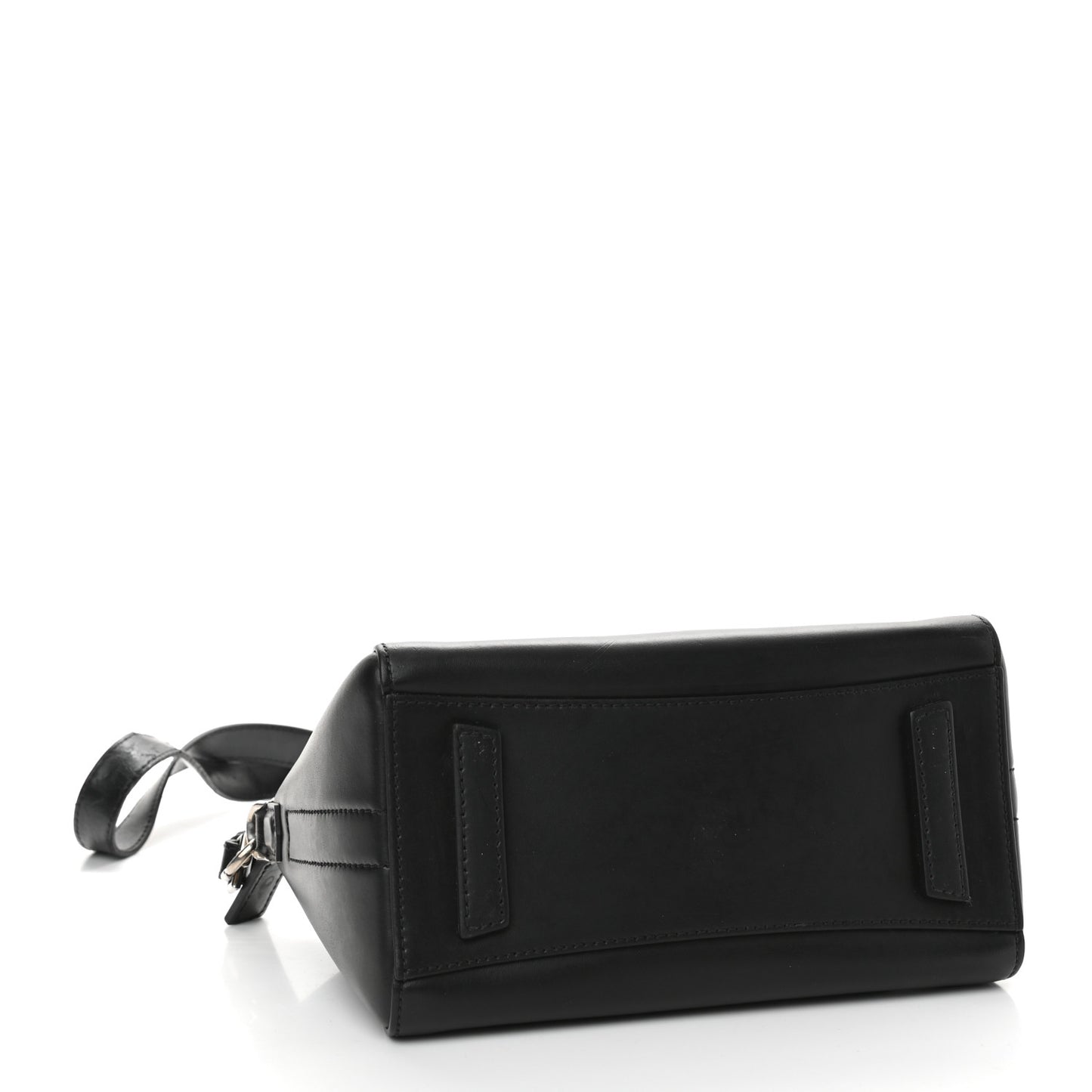 Shiny Lord Calfskin Mini Antigona Black
