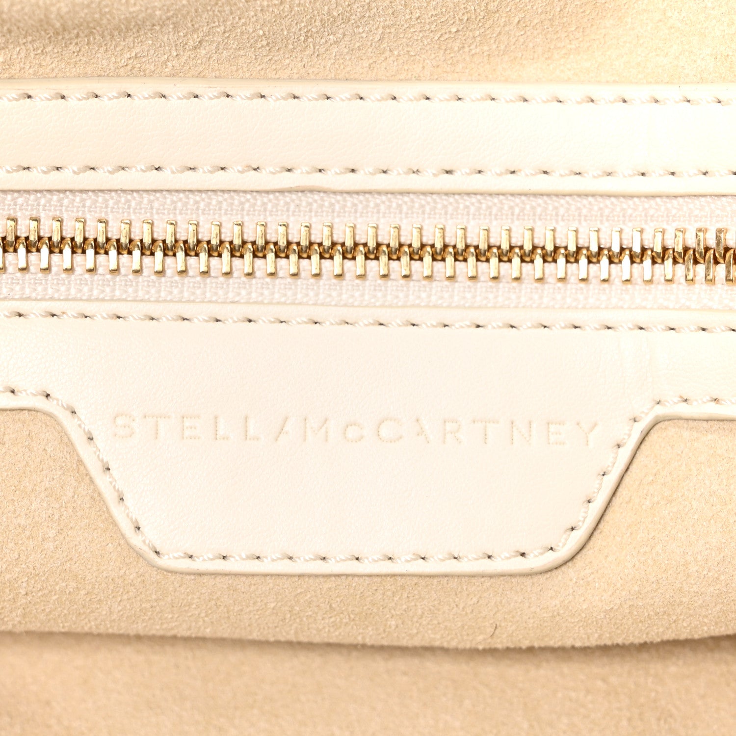 Stella McCartney Cotton Crochet Falabella Ajouree Tote Bag White 6 of 10