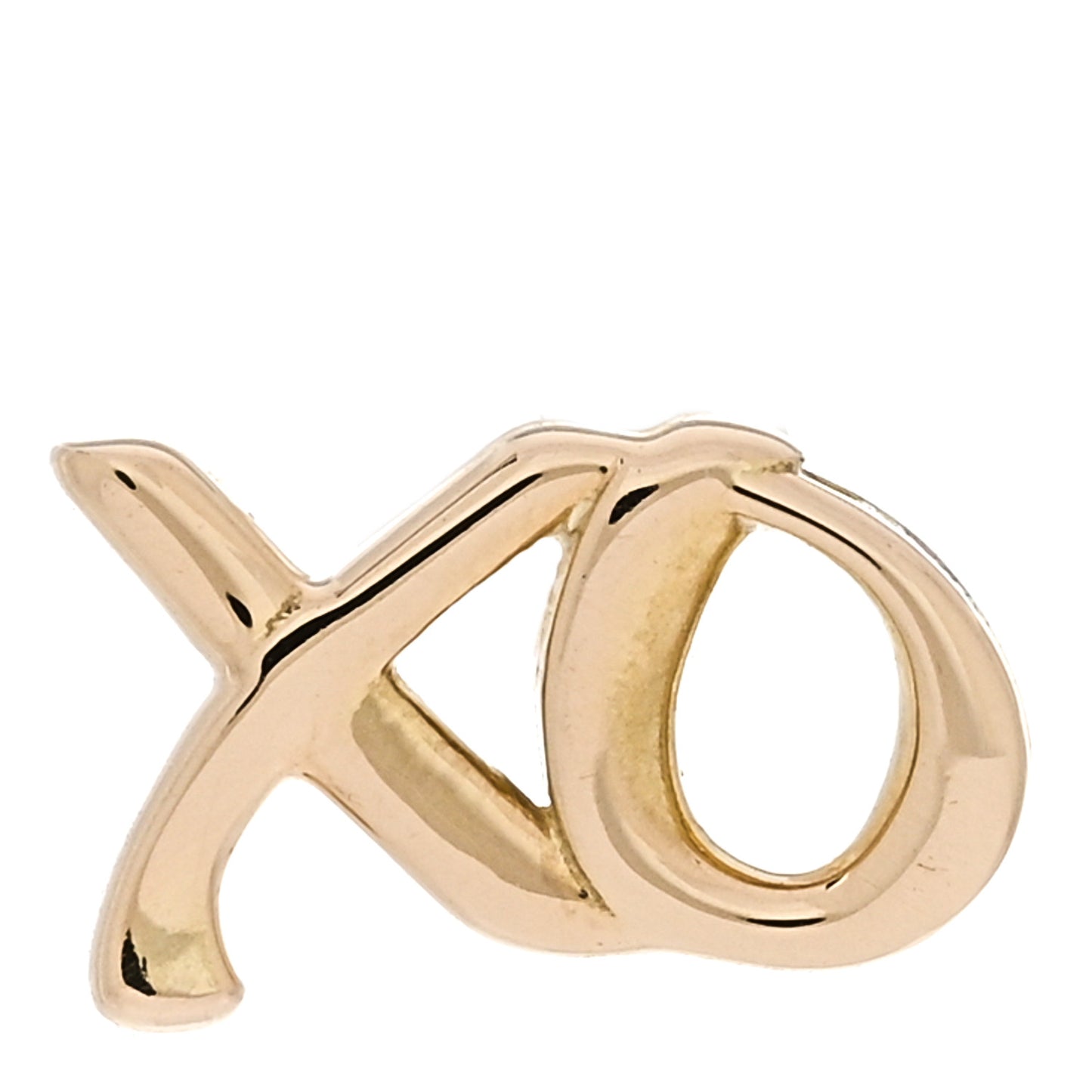 18K Yellow Gold Paloma's Graffiti Love and Kisses Single Earring
