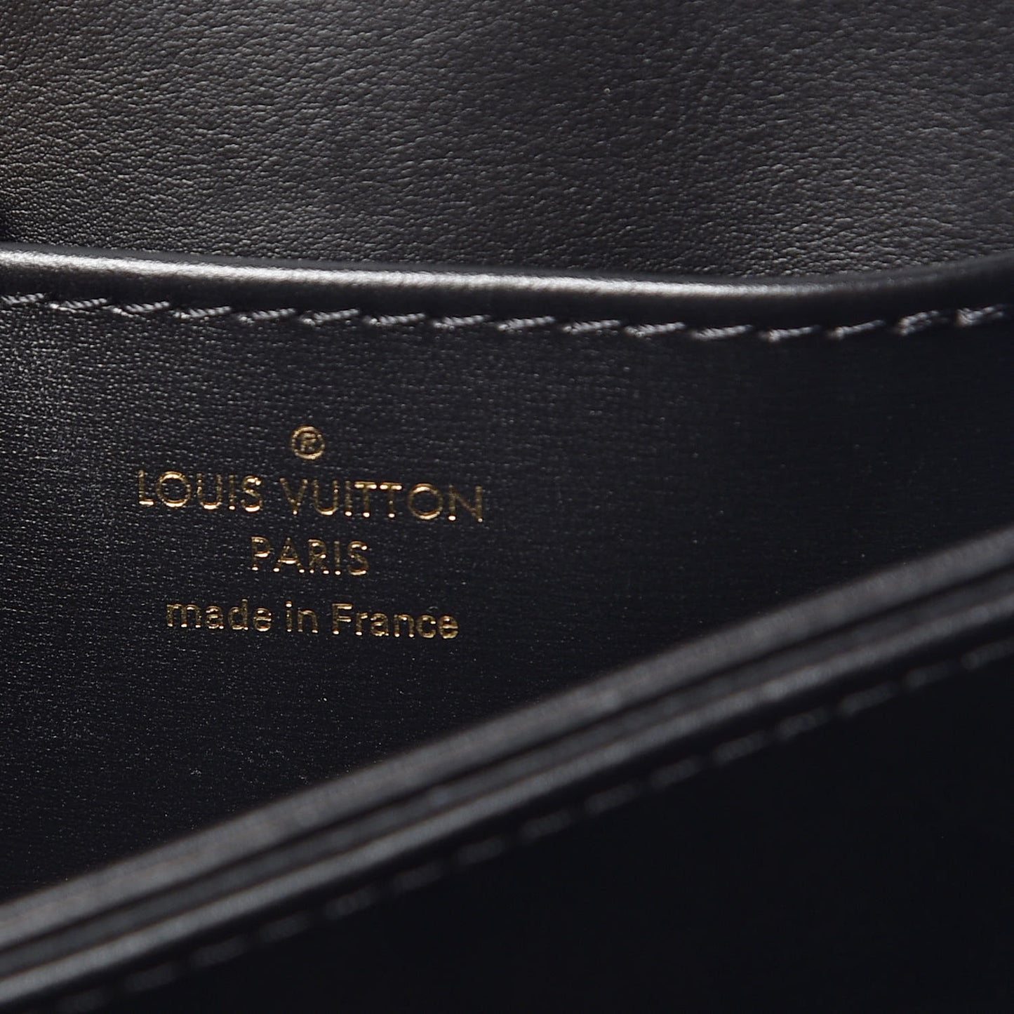 Grained Smooth Calfskin Rose Des Vents PM Black