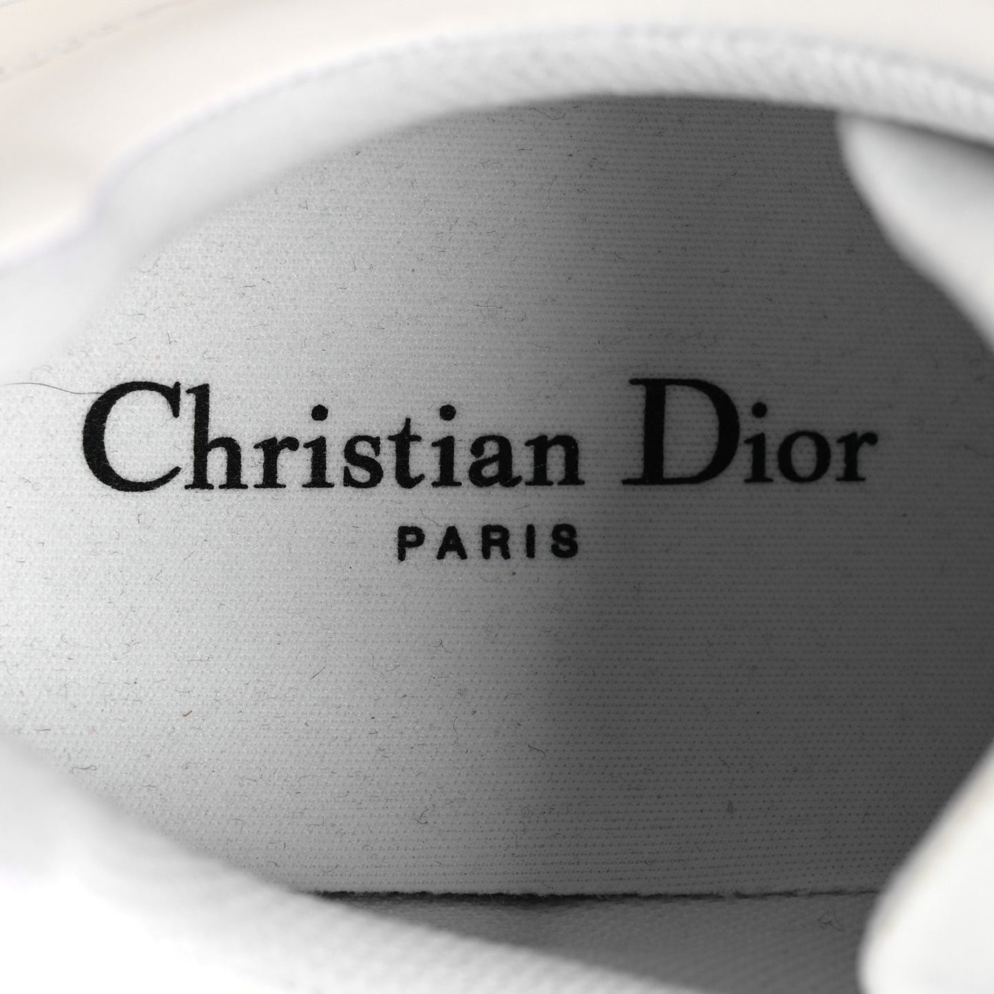 Calfskin Suede Dior Star Low Top Sneakers 41 White Black