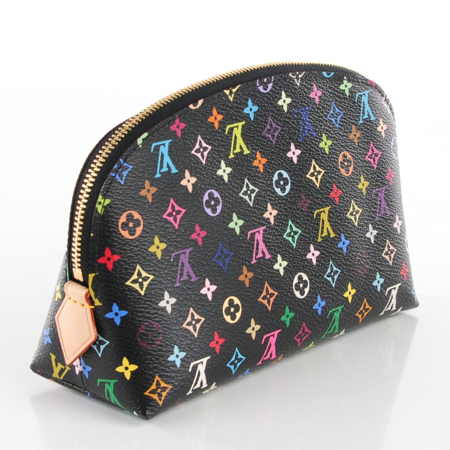 Monogram Multicolor Cosmetic Pouch Black Grenade