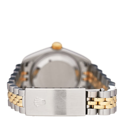 Rolex Stainless Steel 18K Yellow Gold Diamond 26mm Oyster Perpetual Datejust Watch Silver 79173 3 of 4