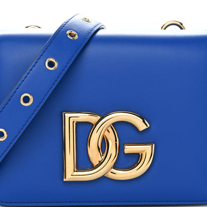 Dolce & Gabbana Calfskin 3.5 Crossbody Bag Blue 8 of 10