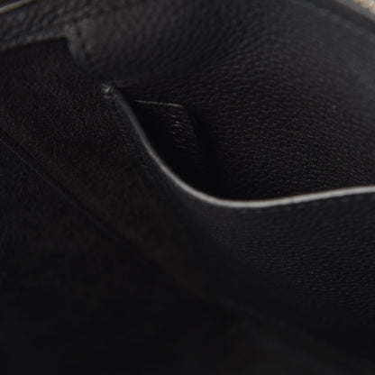 Celine Baby Grained Calfskin Medium Tri-Fold Bag Black 9 of 12