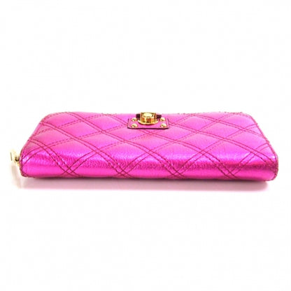 Marc Jacobs The Single Wallet Metallic Fuchsia 3 of 11