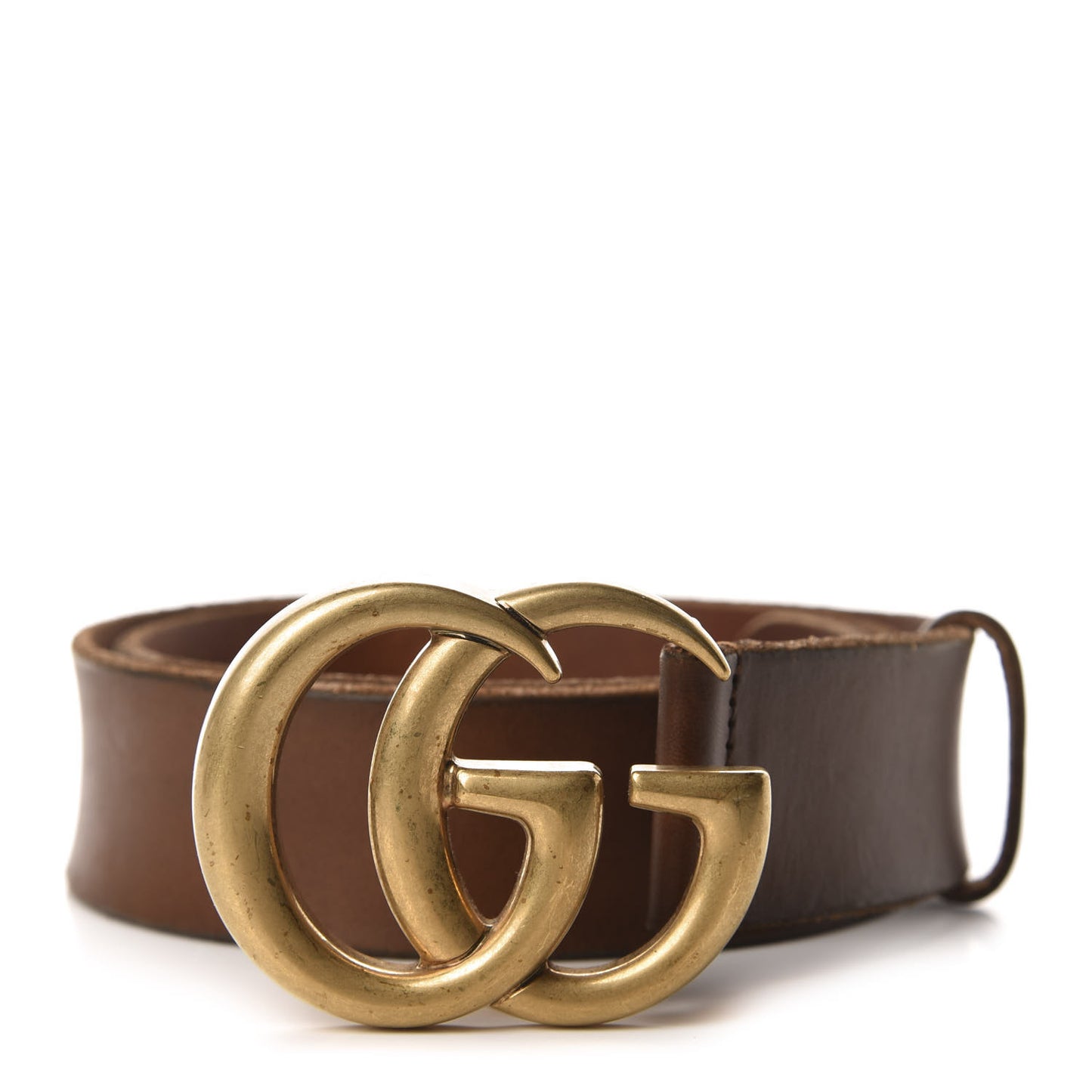Faded Calfskin Double G 40mm Belt 80 32 Cuir