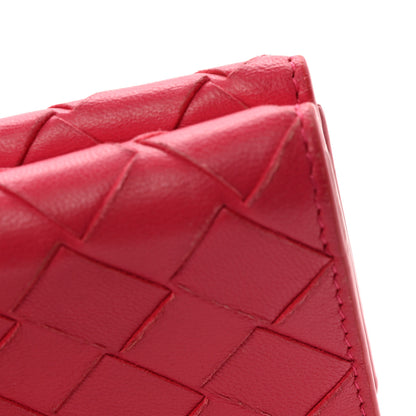 Bottega Veneta Nappa Intrecciato Trifold Wallet Cinnabar 8 of 12
