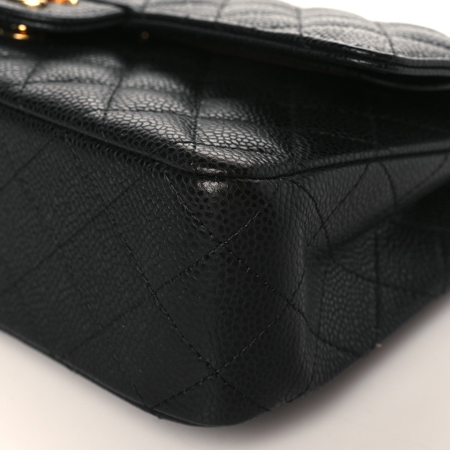 Chanel Caviar Quilted Medium Double Flap Black 9 of 9