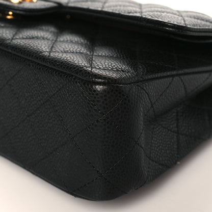 Chanel Caviar Quilted Medium Double Flap Black 9 of 9