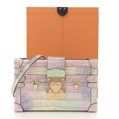 Louis Vuitton Crocodile Petite Malle Multicolor 10 of 10