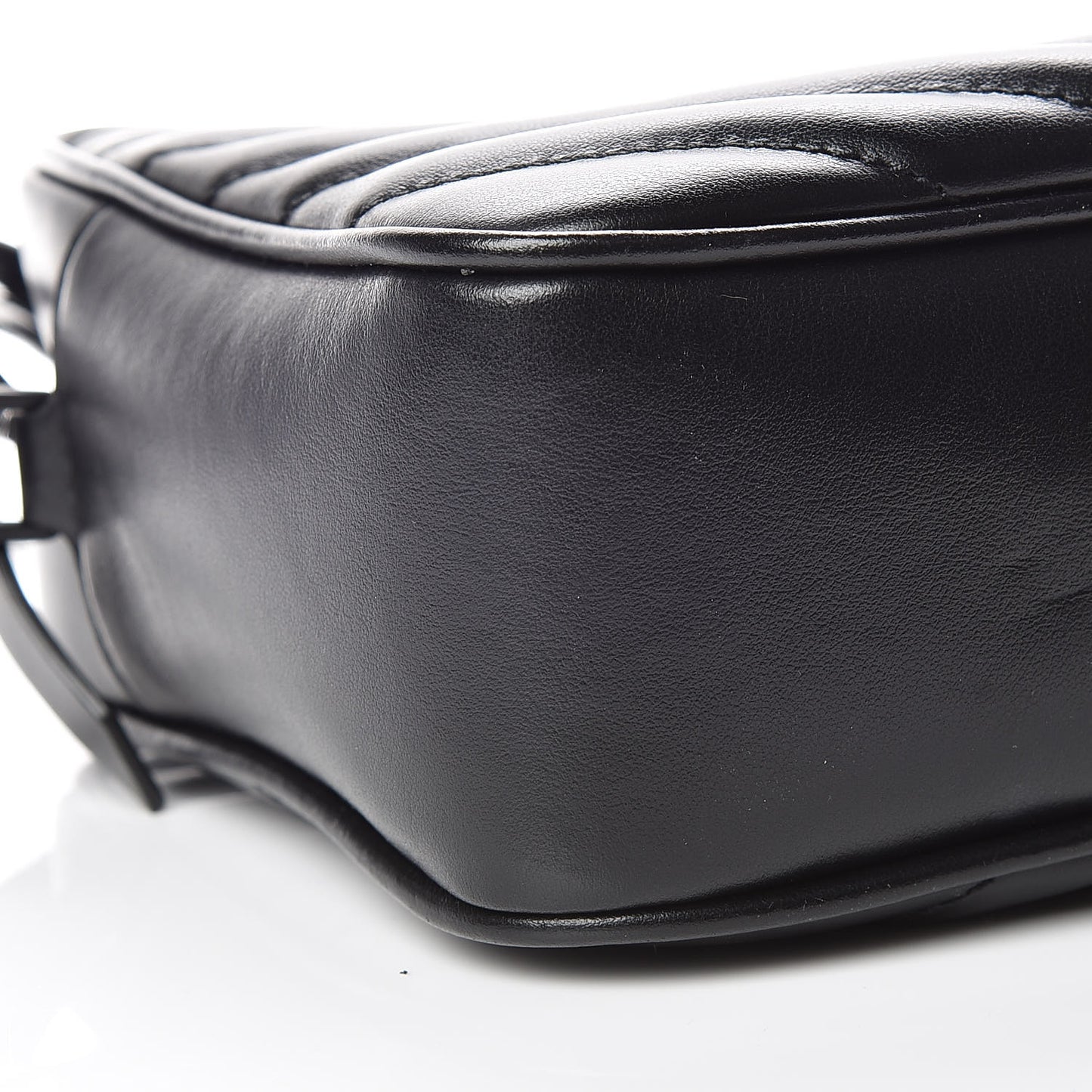 Calfskin Matelasse Monogram Lou Camera Bag Black