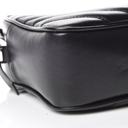 Saint Laurent Calfskin Matelasse Monogram Lou Camera Bag Black 9 of 11
