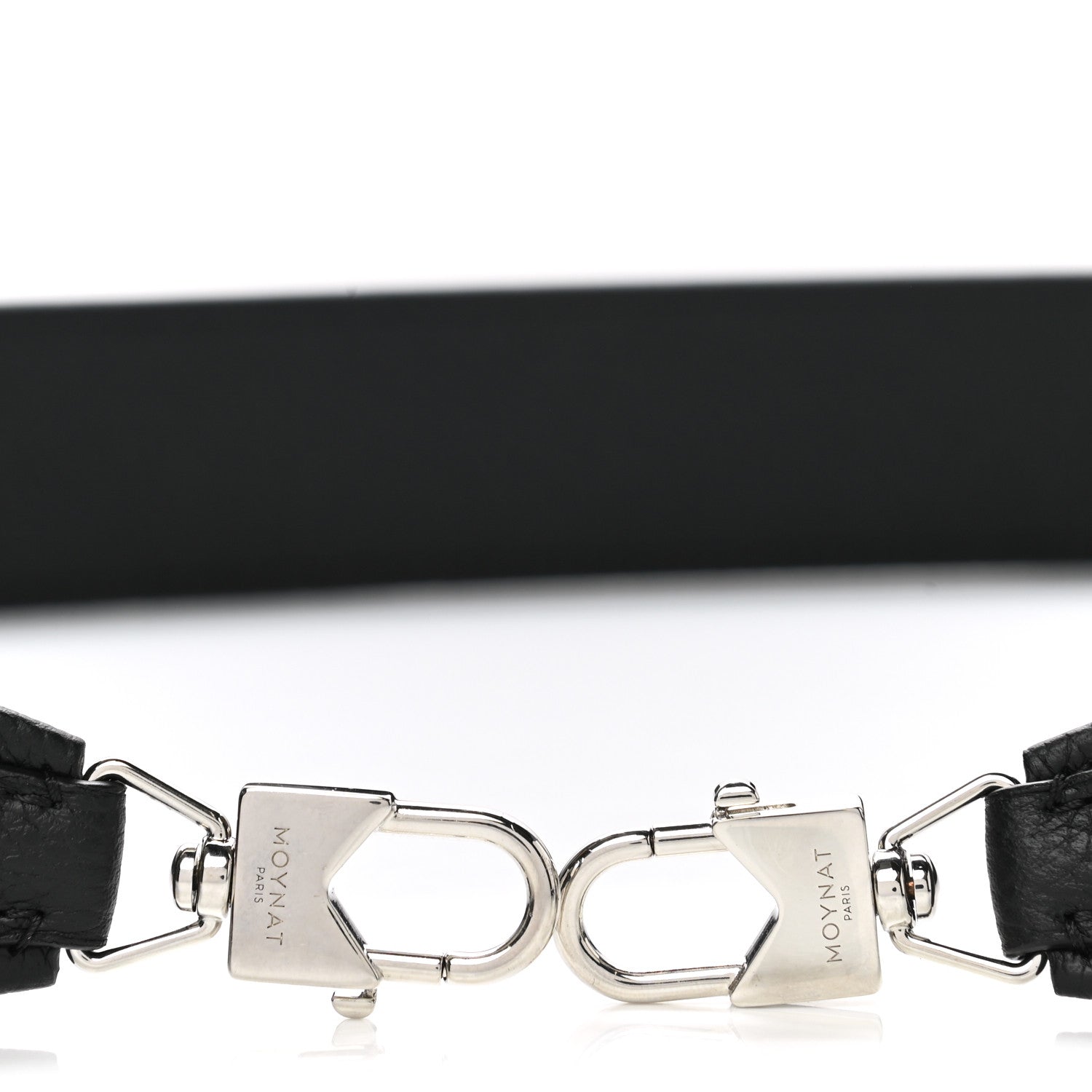 Moynat Canvas Calfskin Across Strap Black Multicolor 3 of 5