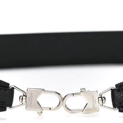 Moynat Canvas Calfskin Across Strap Black Multicolor 3 of 5