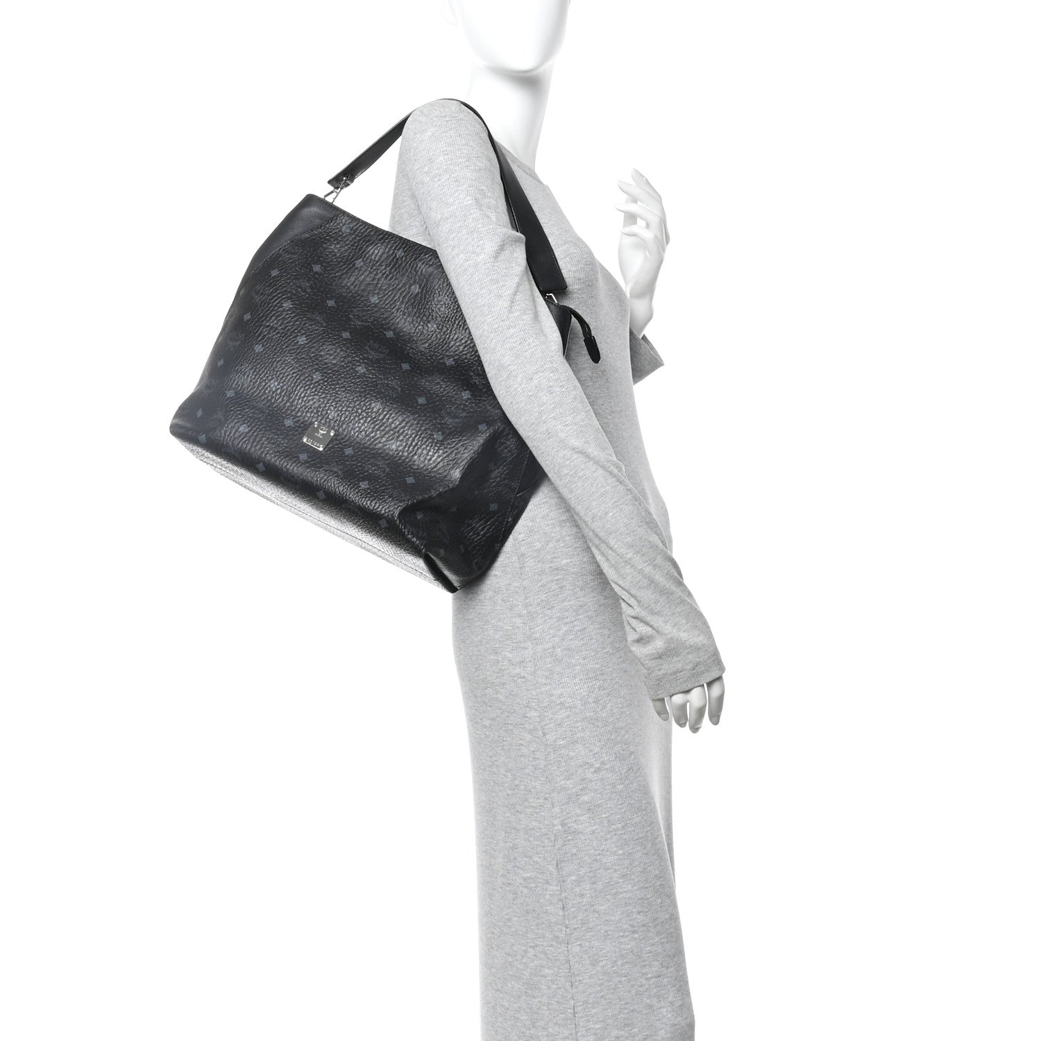 MCM Visetos Large Klara Hobo Black 2 of 11
