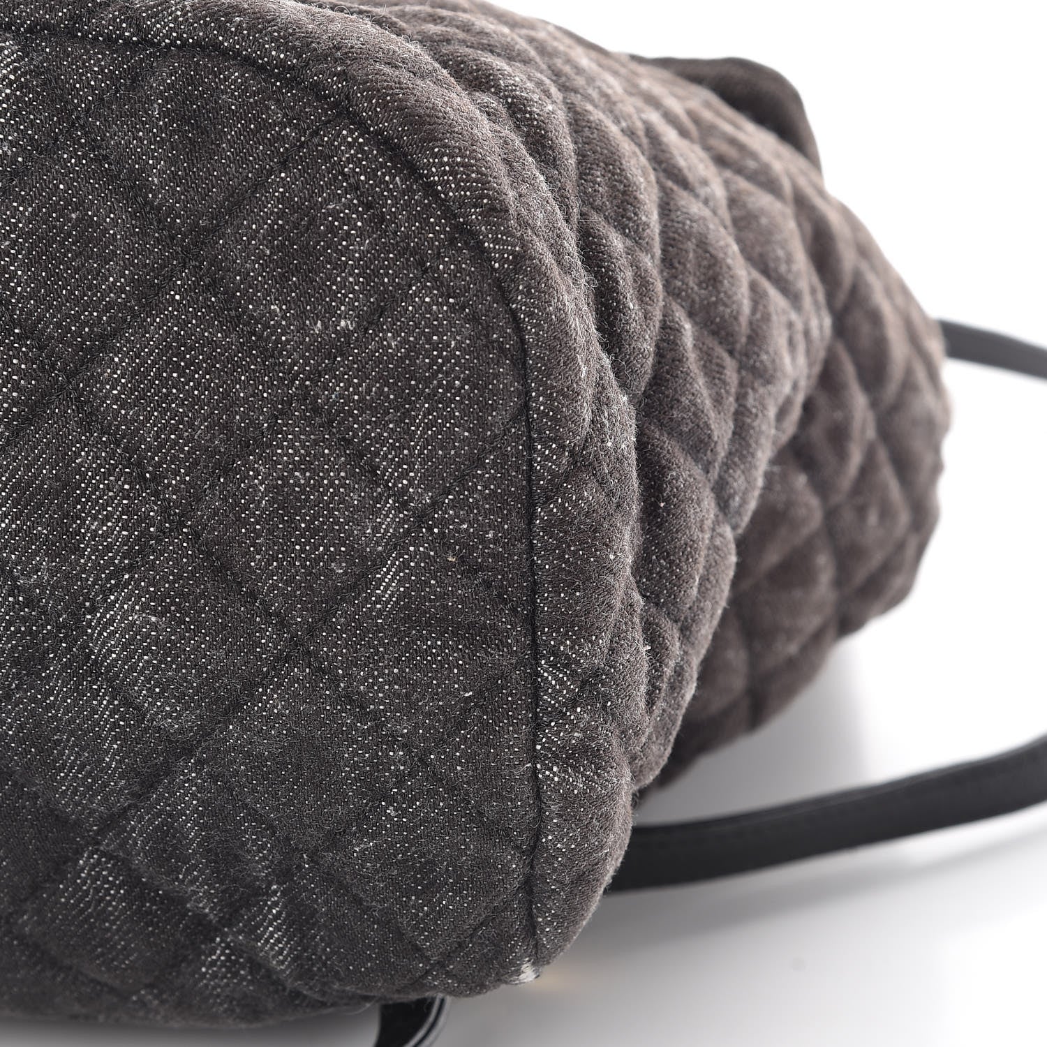 Chanel Washed Denim Quilted Large Urban Spirit Backpack Black 13 of 18
