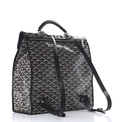 Goyard Goyardine Saint Leger Soft Briefcase Backpack Black 2 of 8