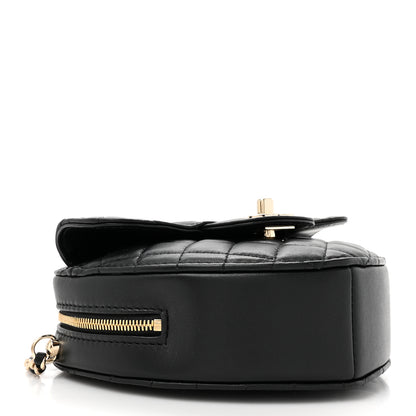 Chanel Lambskin Quilted CC In Love Heart Bag Black 4 of 10