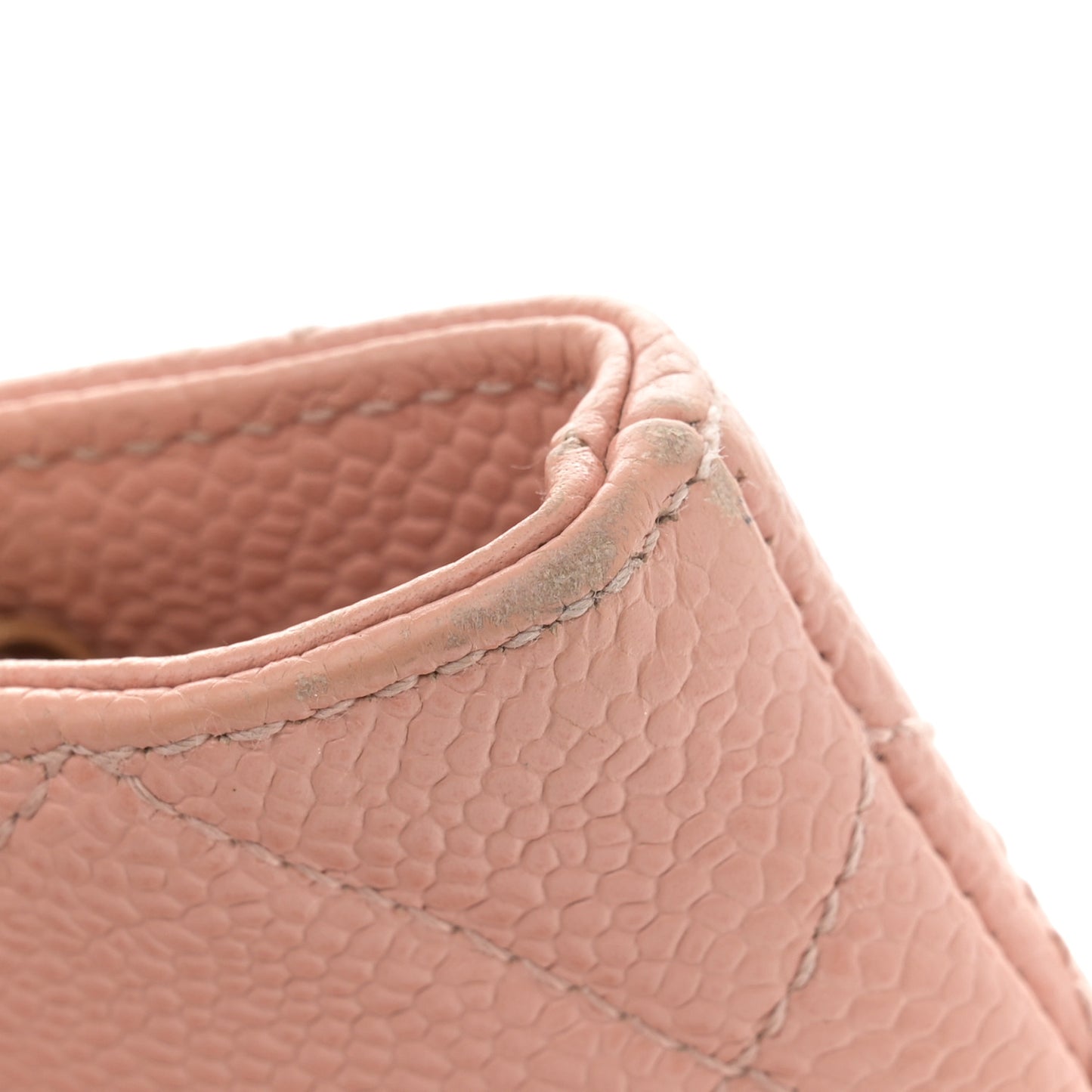 Caviar Quilted Medallion Tote Light Pink